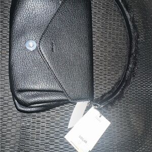 Co-Lab Black Textured Clutch